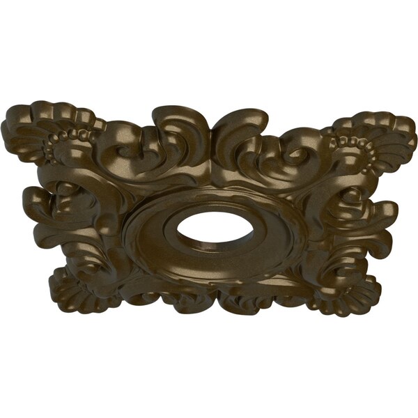 Crawley Ceiling Medallion (Fits Canopies Up To 6 3/4), 18W X 18H X 3 1/4ID X 1 1/2P
